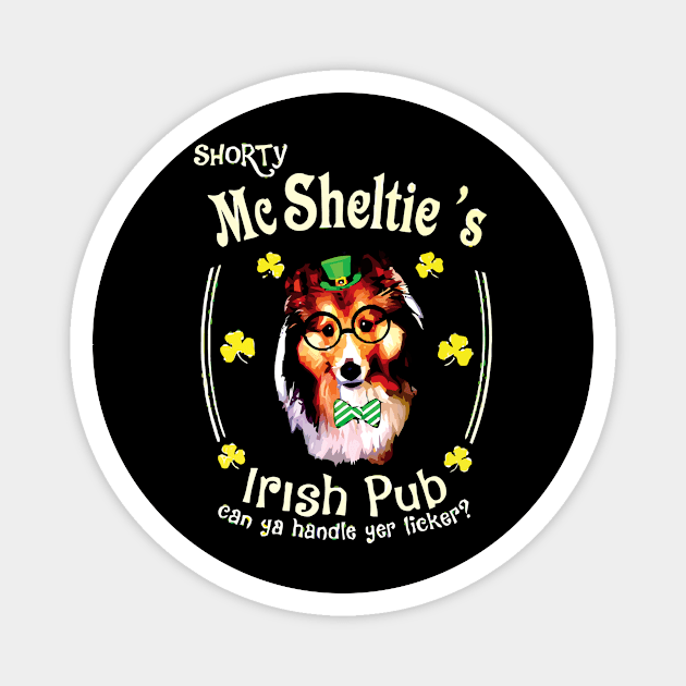 Shorty Mc Rottweiler's  Irish Pub 1 Magnet by finchandrewf